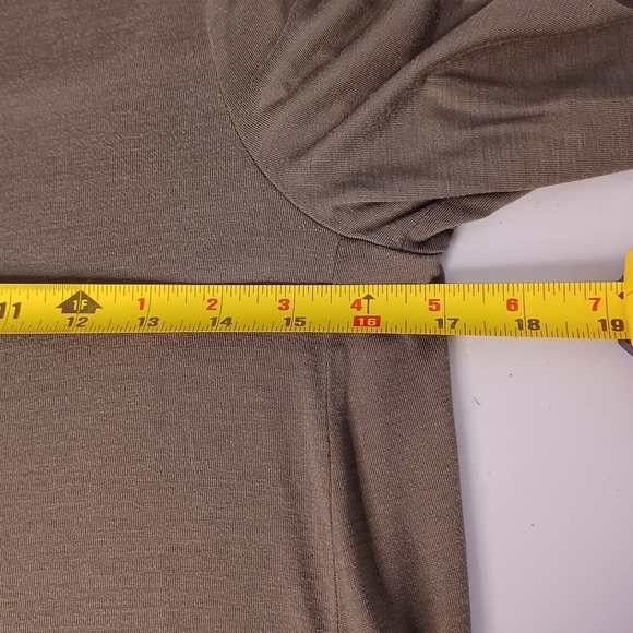 COS Lagenlook Olive Green Sz XS Long-sleeve Tunic Top - Picture 8 of 12